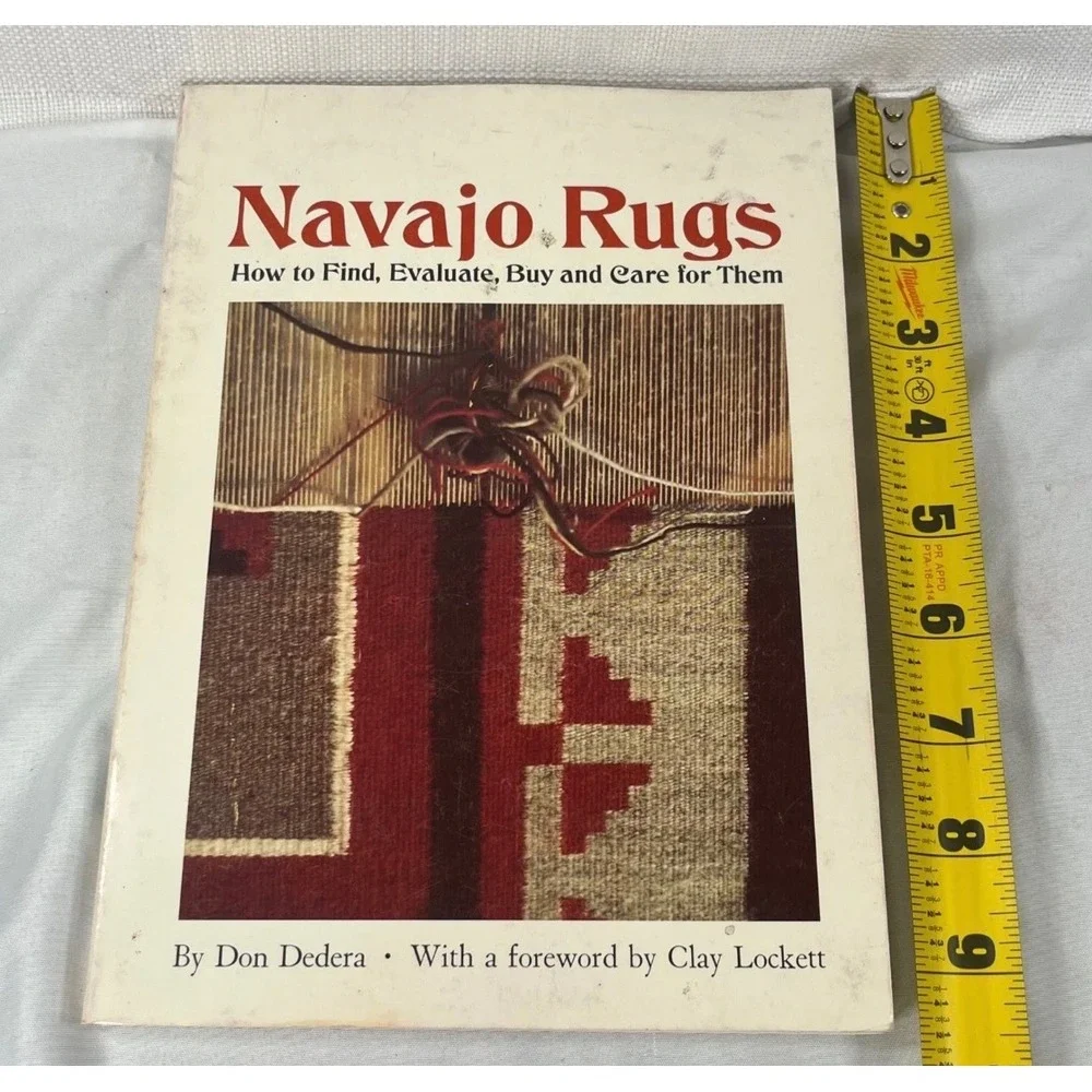 Navajo Rugs Don Dedera 1975 First Edition Northland Press Softcover Book